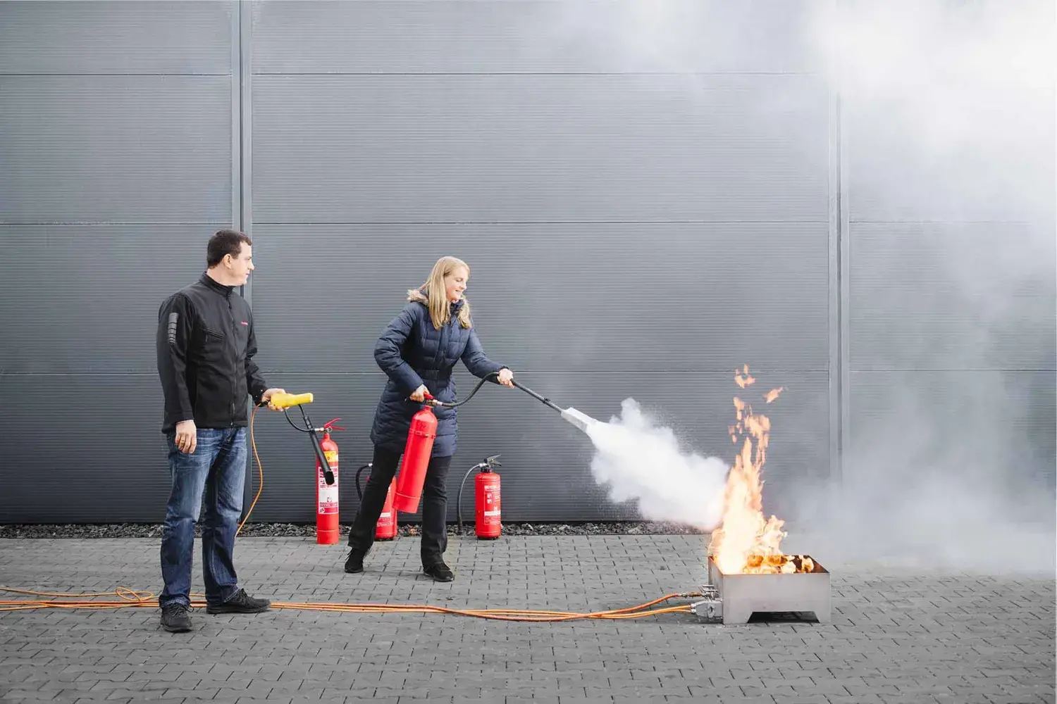 Brandschutzhelfer Ausbildung Münster-Praxis-CWS Fire Safety