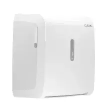 Clear+ hand towel roll dispenser in white