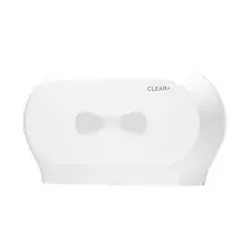 Clear+ Midi toilet paper holder white