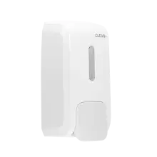 Clear+ cream soap dispenser in white