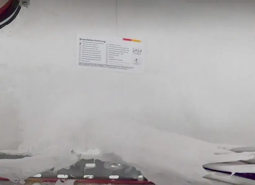 Brandschott Kennzeichnung-CWS Fire Safety