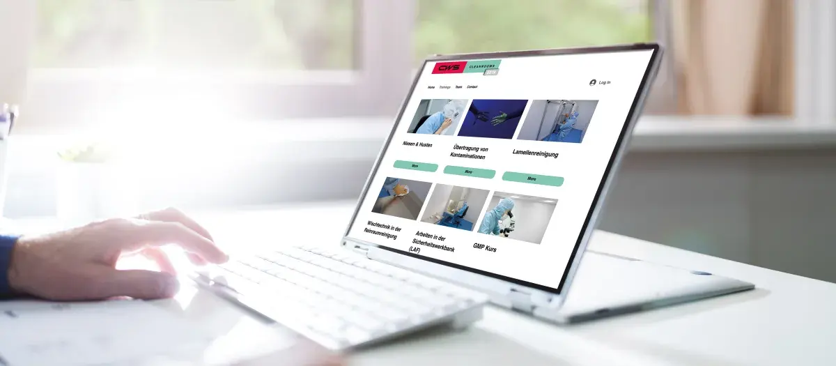 Cleanroom Academy Online Training Dashboard_DE