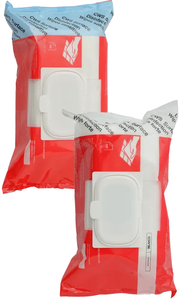 CWS Hygiene Surface Disinfection Wipes Sensitive and Forte