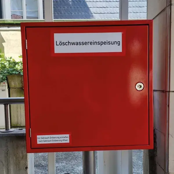 Löschwassereinspeisung trocken-Feuerwehreinspeisung-CWS Fire Safety